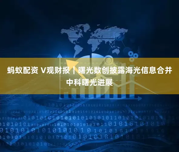 蚂蚁配资 V观财报｜曙光数创披露海光信息合并中科曙光进展