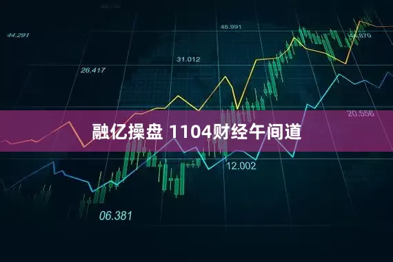 融亿操盘 1104财经午间道